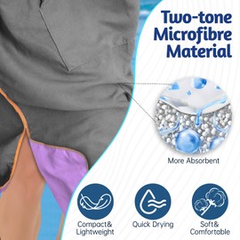 Swimming poncho for women and men