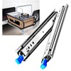 REGUDA Heavy Duty Locking Drawer Slides Full Extension Runners with
