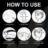 Eye Brow Stamp for Older Women Easy to Use Dark