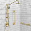 Lava Odoro Shower Grab Bar, Modern Stainless Steel Handicap Grab