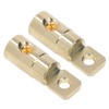 Pair Power Battery O Ring Terminals Brass Gold Plated High