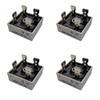 HUABAN 4 Pieces KBPC3510 Silicon Bridge Rectifier Diode 35A 1000V