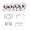 50-Piece T-Nuts Sliding Nuts T-Nut Hammer Head Nut for Aluminium