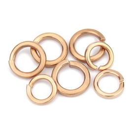 CONPHERON Spring Washers Brass Washers Locking Rings Spring Washers (M6, Pack of 30)