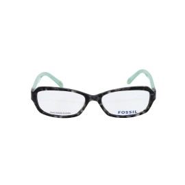 Fossil Eyeglasses Women's Optical Frame FU4 Black Tortoise Mint 51mm NEW!