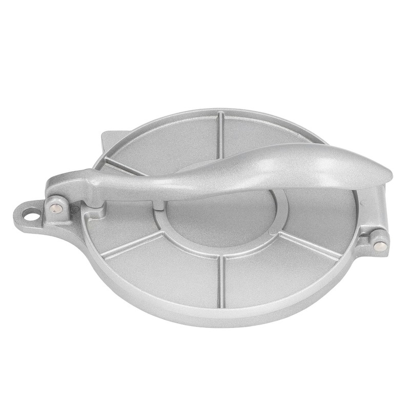 Tortilla Press 7.7in Rust Proof Aluminum Alloy Silver Heavy Duty