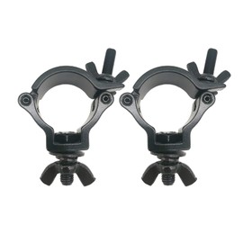 2 Pack 1.49-1.57 inch Lighting Truss Clamp Stage Light Clamps Heavy Duty 220 Lbs for DJ Lighting Par Lights Spot Lights