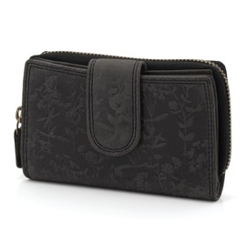 ekavale Ladies Soft Leather Wallet with RFID Protection - Women's Wallet, black, Classic