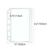 NatSumeBasics 12 A8 Budget Binder Pockets Zipper Clear Cash Stuffing