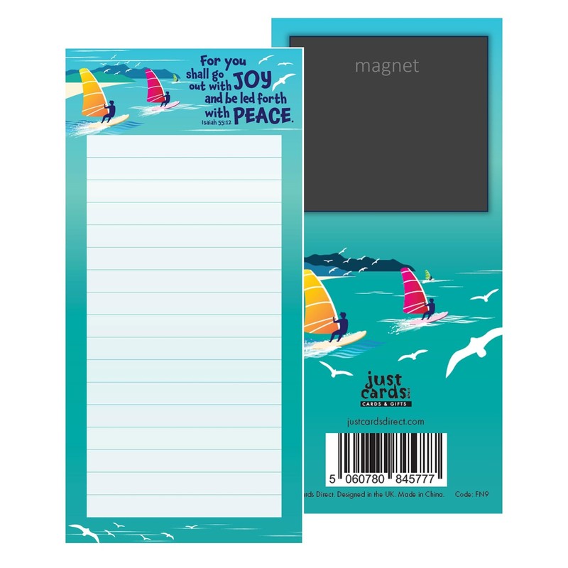 Christian fridge notepads, pack of 4, designed in England, with