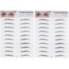 Cabilock 2 Piezas Pegatina para Cejas Falsas D, de Papel