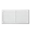 Map Plastic Louvre Air Vent Cover with Flyscreen, for Openings: