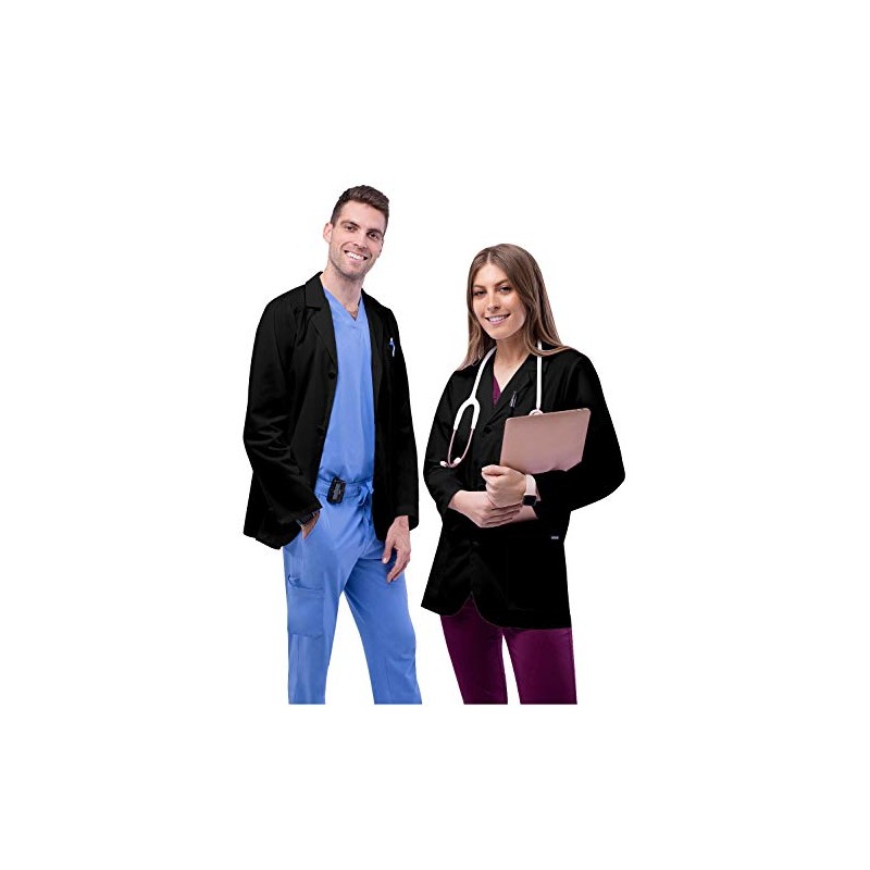 Adar Uniforms Universal Unisex Consultation Lab Coats - Classic 31"