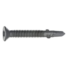 1/4" x 1-5/8" Saberdrive Star Drive Floorboard Screws with Wings, 1 LB Box, Heat, Abraision, & Corrosion Resistant, Self-Drilling Tip Screws, Fast & Strong Connection, Approx. 59 Pieces