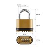 CINCINNO Heavy Duty Weatherproof Combination Lock, 4-Pack Outdoor Combo Lock,Resettable