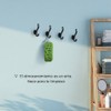 5 ganchos de pared de aleación de aluminio, soporte de
