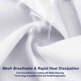 TAGVO Set of 2 Sports Caps, Unisex Sports Cap, Quick-Drying, Lightweight, Breathable, Unstructured Sun Hat for Running, Cycling and Outdoor Sports, Grey and white, Unit size