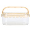 Ice Cube Tray with Lid Bin 2 Layer Ice Trays