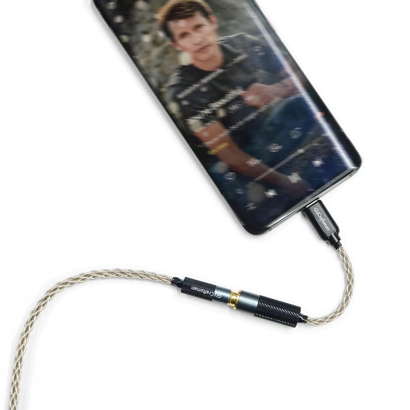 USB Typ C Adapter auf 4,4 mm symmetrische tragbare HiFi