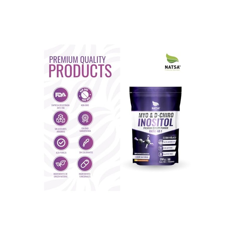 NATSA Myo & D-Chiro Inositol 40:1 250 g