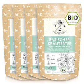 T2B Basic Herbal Tea Loose Organic - Pack of 4 Aromatic Herbal Blend