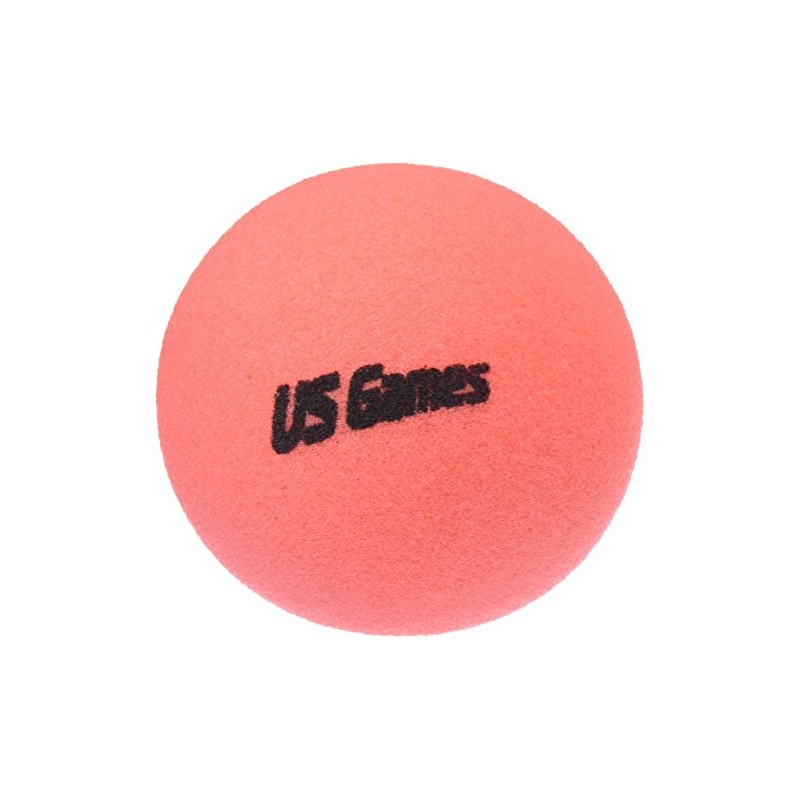 US Games Uncoated Economy Foam Balls (4-Inch)