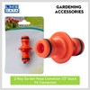 LMS DATA Double Male Hose Connectors Extender for Join Garden