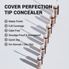 THESAEM THE SAEM Cover Perfection Tip Concealer, Liquid Multi-Use Concealer,
