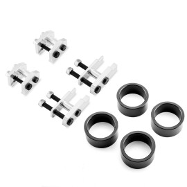 WSAYS Fit Yamaha Rhino 450 660 700 CNC Billet 4.5" Rise Front Rear Suspension Lift Kit