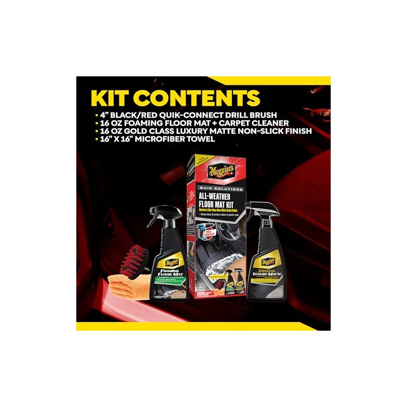 Meguiar's, Quik Solutions, Kit de Cuidado para Todo Tipo de