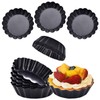 KUAYB 16Pieces Mini Tart Pans Removable Bottom 3 Inch Egg