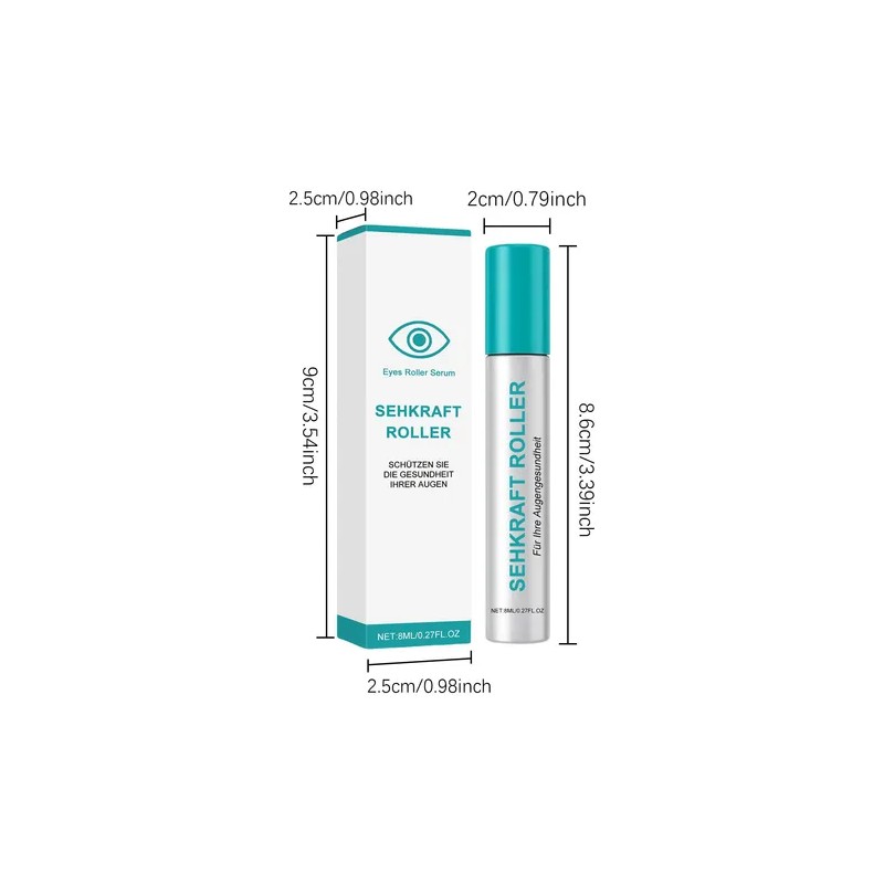 Rodillo De Masaje De Ojos De 8 Ml Para Hinchazn