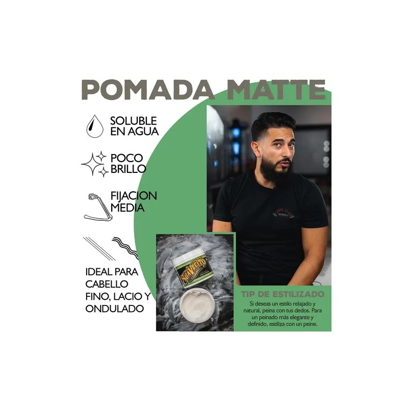 Suavecito-pomade Matte Para Peinar 113 Gr Original