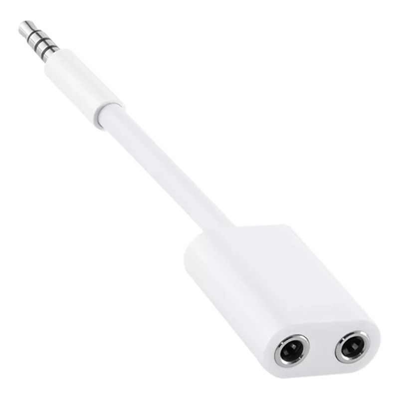 Mercader Digital 3 Pzs Adaptador Splitter 3.5mm Audífonos Divisor Conector