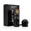 Henrys Kit Fibras Capilares Negro 27.5g con Aplicador, Disimula Áreas