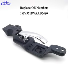 Lcyolada - Manija de puerta interior delantera izquierda para Dodge Challenger 2008-2014, sustituye a 1MV571DVAA, 96480