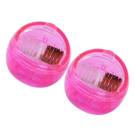 SAFIGLE 2pcs Nail Drill Bit Cleaning Brush Professional Manicure Accessories for Dust Maintenance Lightweight Detachable Design for Home and Salon Use