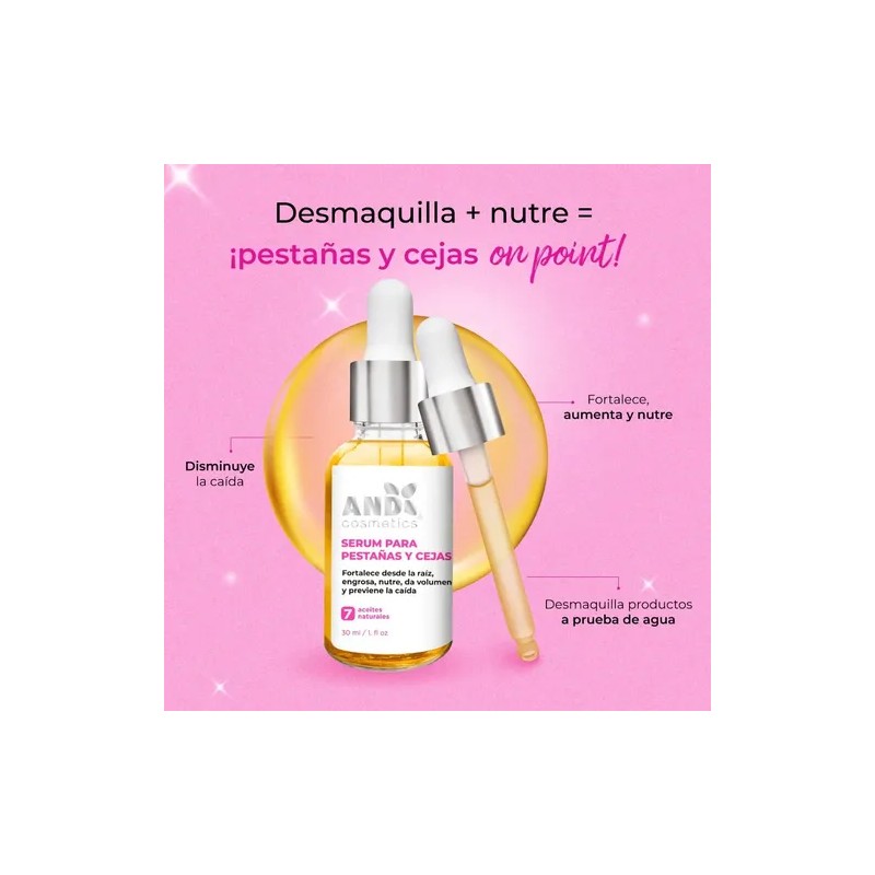 Serum Desmaquillante Para Pestañas Y Cejas Fortalece And