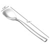 Rinboat Stainless Steel Ice Cream Spoons, Square Yogurt Spoons, Dessert