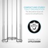 Better Living Stream Toilet Paper Reserve, 4 Jumbo Rolls, Chrome