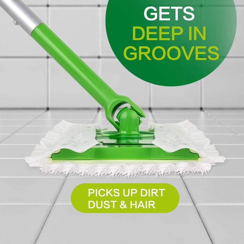 YHOVID Heavy Duty Dry Sweeping Cloths for Swiffer Sweeper Mop