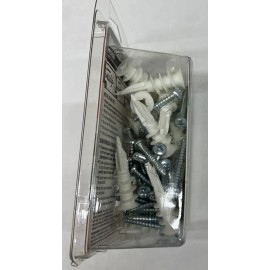 E-Z Ancor EZ Ancor # 25210  Twist-N-Lock Nylon Medium Duty Drywall Anchors 75lbs Screw #8