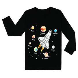 Arziliyy Boys Pajamas Set 100% Cotton Kis Pjs Long Sleeve Toddler Sleepwear 3-10 Years Old Children Cloths (3T, 3-PJS)