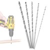 5 Pcs 150mm Extra Long Wood Drill Bits - Speed