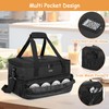 Trunab Mason Jar Storage Bag Insulated 8 Canning Organizer, with