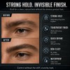 Clear Eyebrow Gel for Men with Dual-Ended Brush, Strong Hold