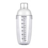 1Pcs 700CC/24oz Clear Cocktail Shaker Plastic Resin Drink Wine Tea