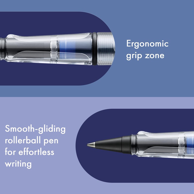 Lamy safari roll-ink vista – Penna roller con cartuccia d'inchiostro,