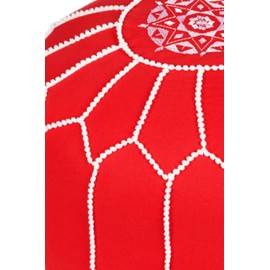 Round Pouf Seat Pouf Made of Cotton Chems Diameter 45 cm Round Without Filling | Seat Cushion Floor Cushion Oriental | Seat Pouf Stool Foot Stool Embroidered Oriental Decoration