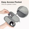 Huvon Double Eyeglasses Case, Dual Glasses Sunglasses Organizer with Zipper